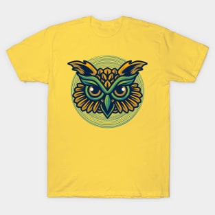 Cute Owl Head T-Shirt